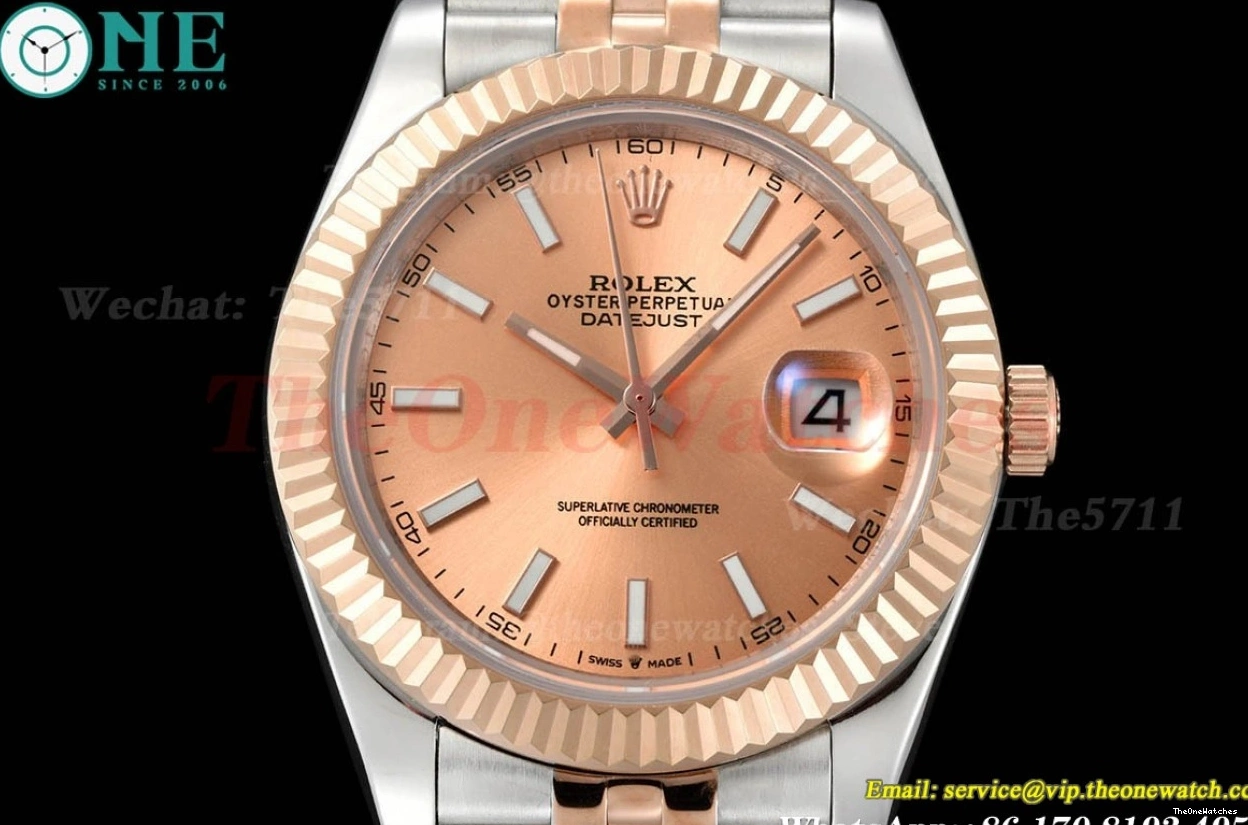 GDF MY8215 Stk RG Datejust 126331 41mm SS Jub Gold 0112